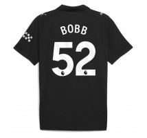 Manchester City Oscar Bobb #52 Koszulka Wyjazdowa 2025-26 Krótki Rękaw